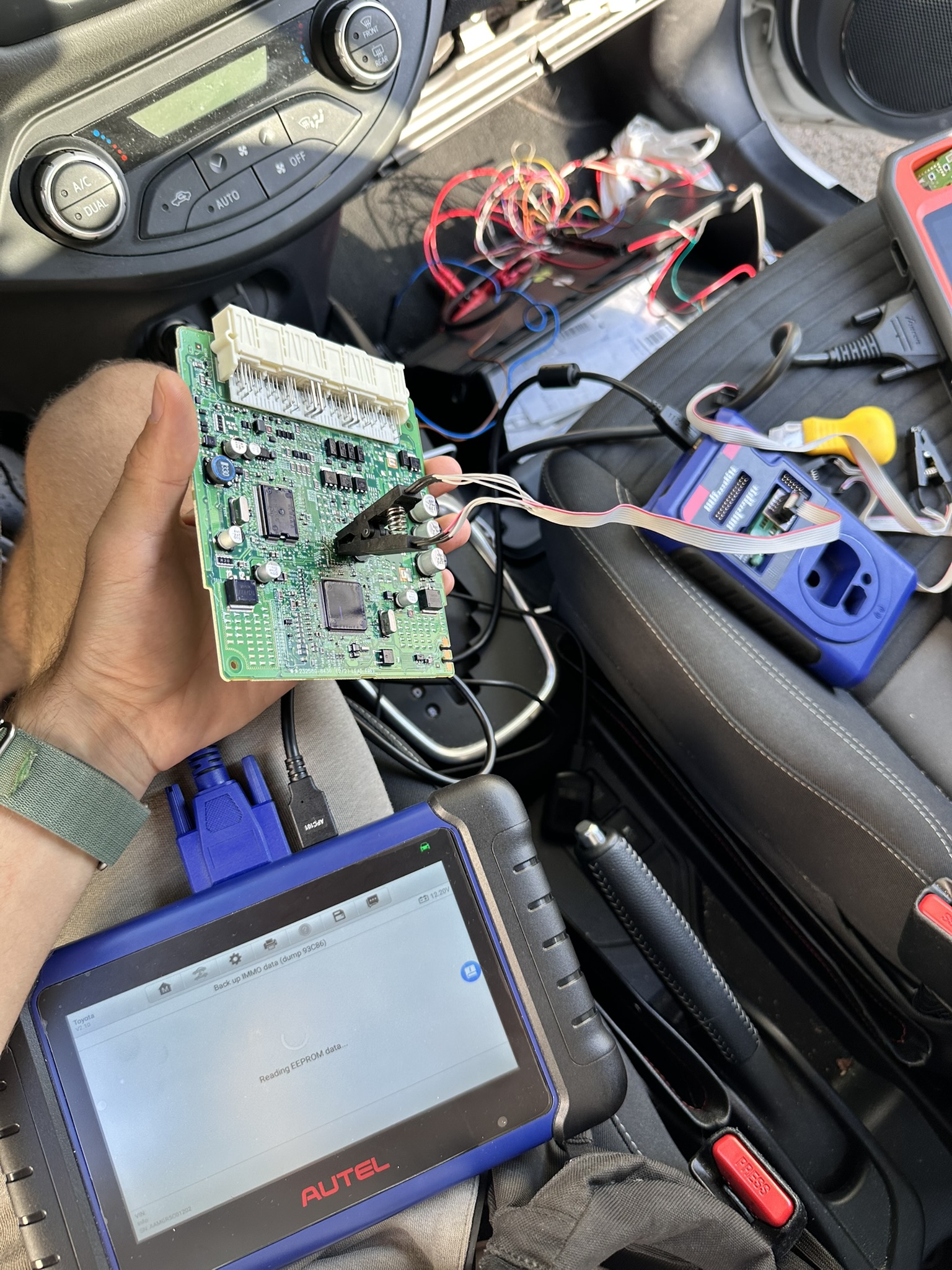 Placa del modulo de control y scanner Autel