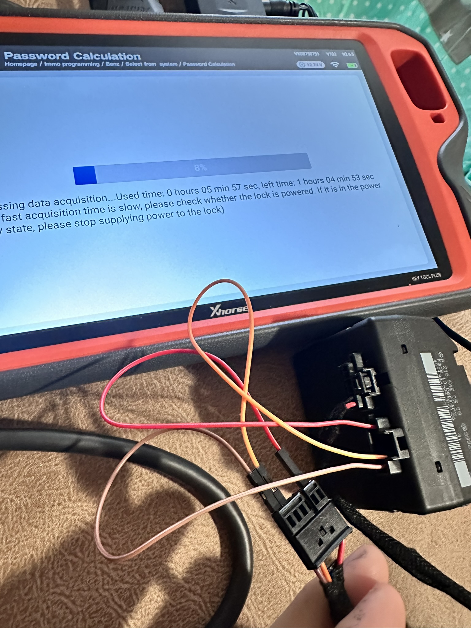 Xhorse calculando contrasena de cerradura