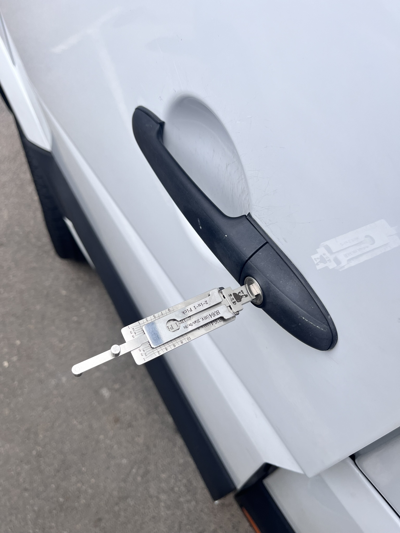 Lishi 2-in-1 en cerradura de furgoneta