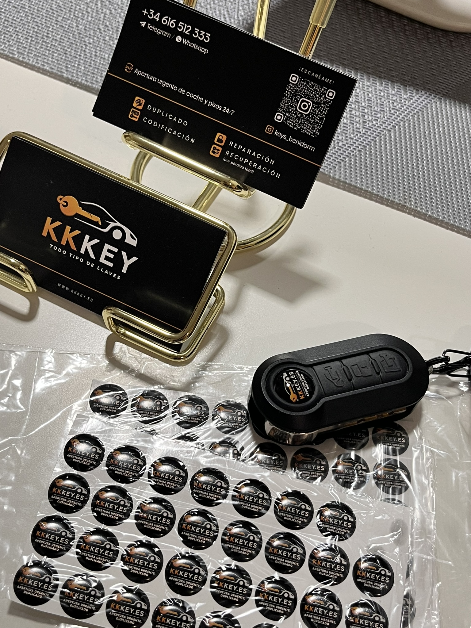 Cerrajero KKKEY 24h, cambio de cerradura de encendido en Benidorm